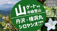 【丹沢・檜洞丸-中級登山】シロヤシオと景色を楽しもう！天気次第でご褒美富士山
