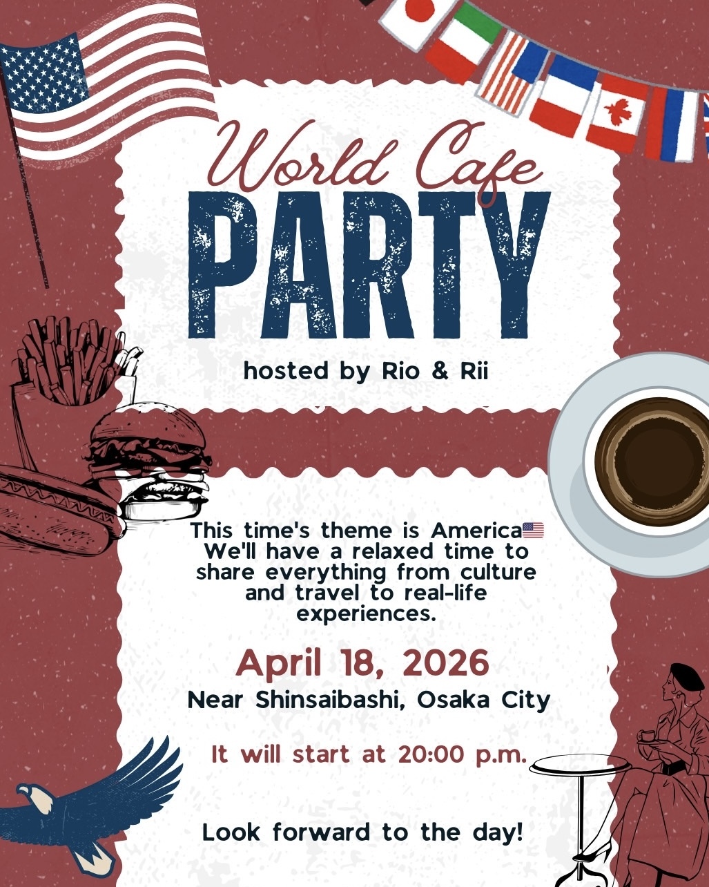 🌏World Cafe in Osaka☕️