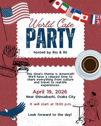 🌏World Cafe in Osaka☕️