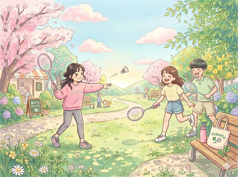 朝活×バドミントン🏸大阪市内の公園でゆるっと♪【20代限定】