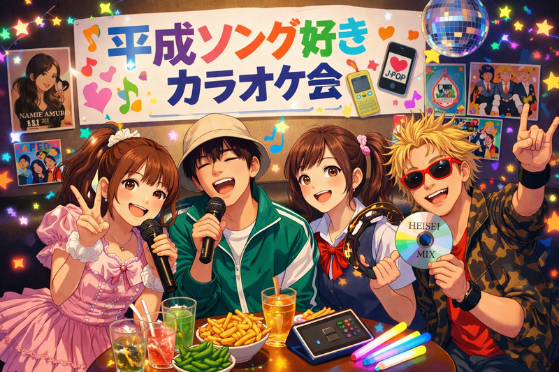 平成ソング好きカラオケ会🎤🎶【20・30代限定】