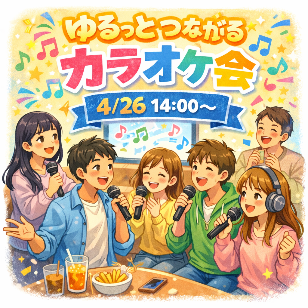 🎤ゆるっとつながるカラオケ会🎤♪*ﾟ