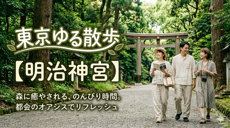 【GW朝さんぽ】明治神宮で寄り道さんぽ🌿