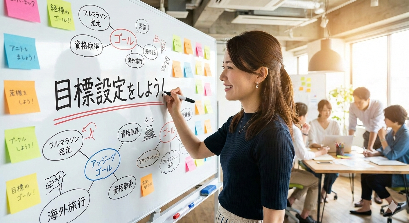 自分軸で進みたい人のための目標設定ワークをするカフェ会