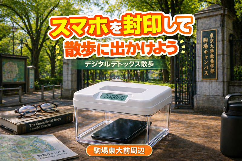 デジタルデトックス散歩🚶‍♀️スマホを封印して散歩しよう in 駒場東大前｜女性主催