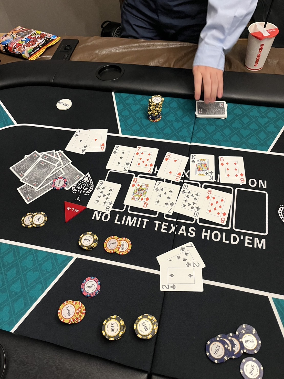 4/24  19:00-23:00テキサスホールデム！