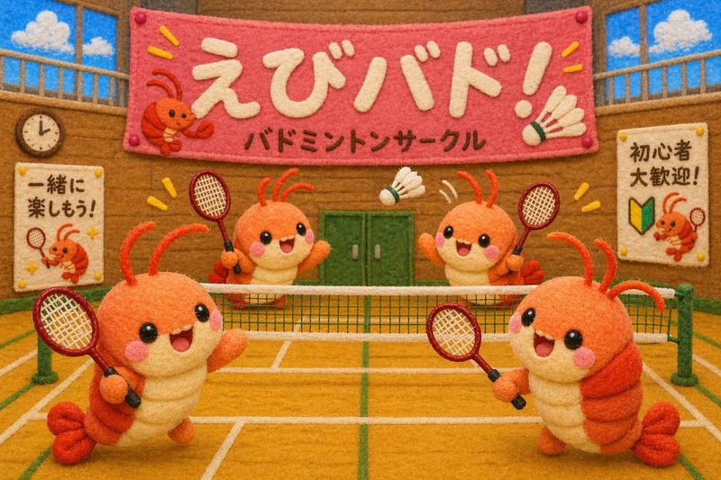 急募【4/26(日)品川区🏸】未経験・初心者　大歓迎！ゆるっと楽しむバドミントン✨