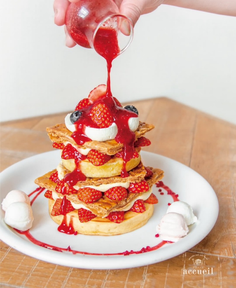 🐝【女性限定20代30代 】🐝恵比寿の大人気カフェに行こう🐹苺ミルフィーユパンケーキがおすすめです🍁🍂