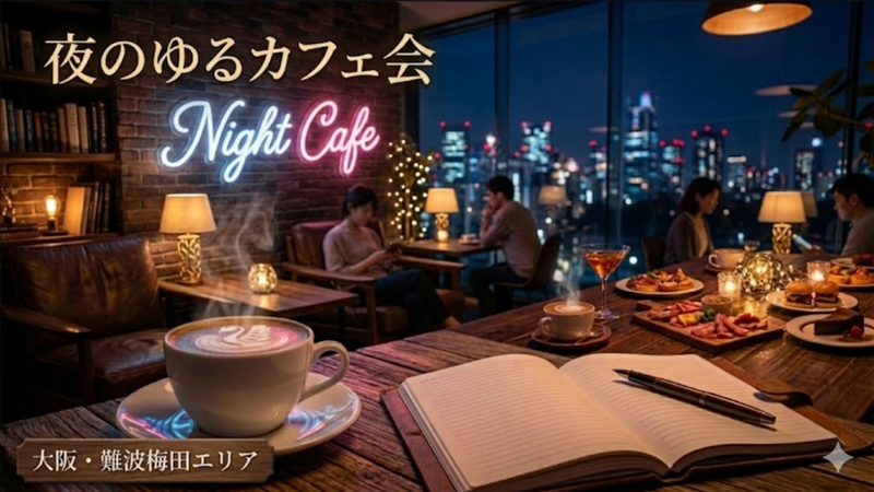 【20代中心】夜のゆるカフェ会🌃