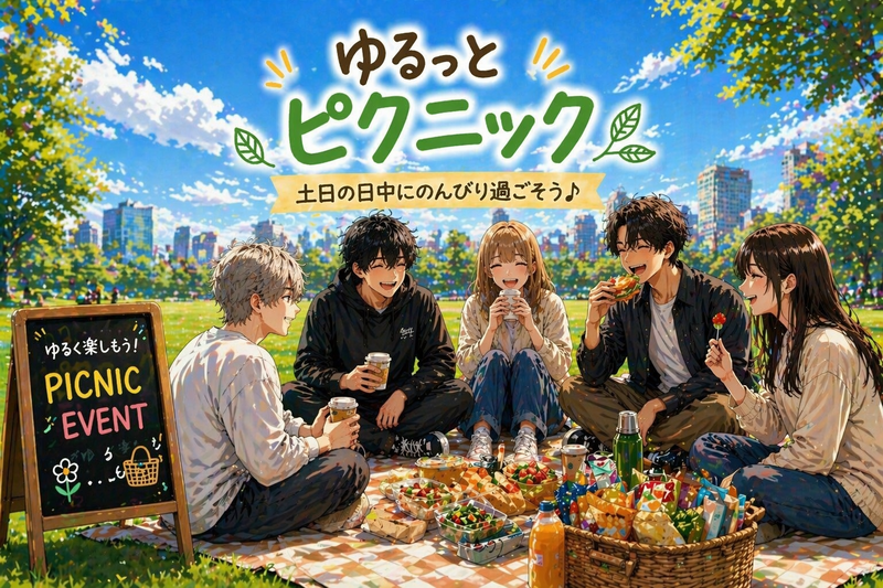 【癒され隊】ゆるっとピクニック🧺