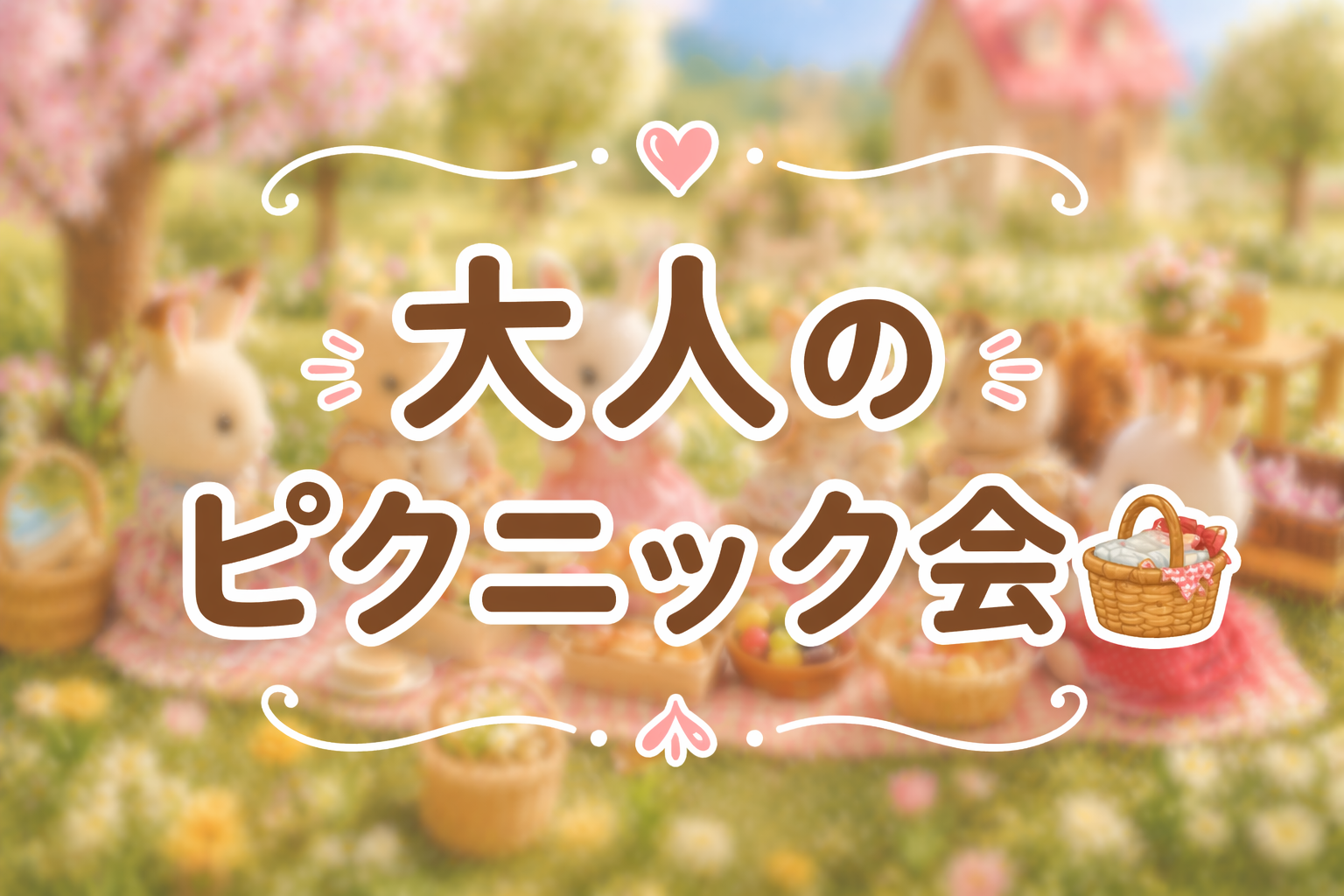 【女子限定】🌟梅田🌟大人のピクニック会🧺🌷