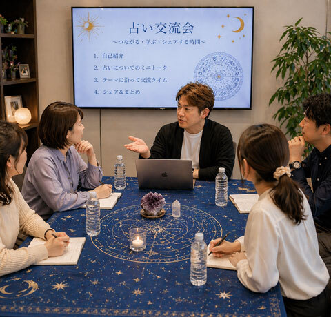 占い好き・占いに興味のある方集まれ!一人でも安心して参加できる、気軽に楽しめる集い