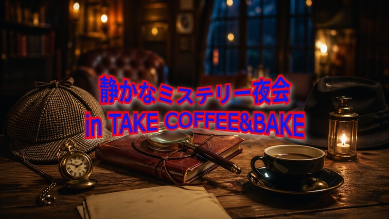 静かなミステリー夜会 in TAKE COFFEE&BAKE～ミステリー好きのための集い～
