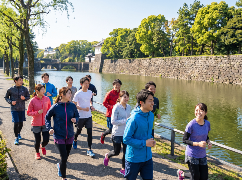 【GWに体を動かしたい人集まれ🏃‍♀️🏃‍♂️】皇居ランで心と体をリフレッシュ！一緒に爽やかな汗を流しませんか？✨