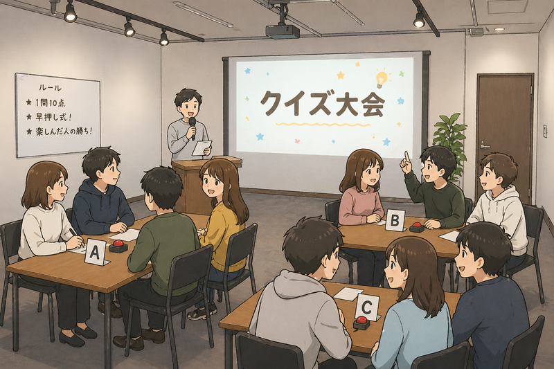 【5/31(日)13時〜開催】渋谷駅新南口から約10分！クイズ大会🎩