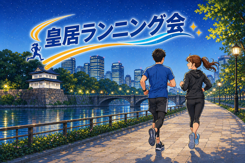 〈平日夜開催〉皇居ランニング会♪