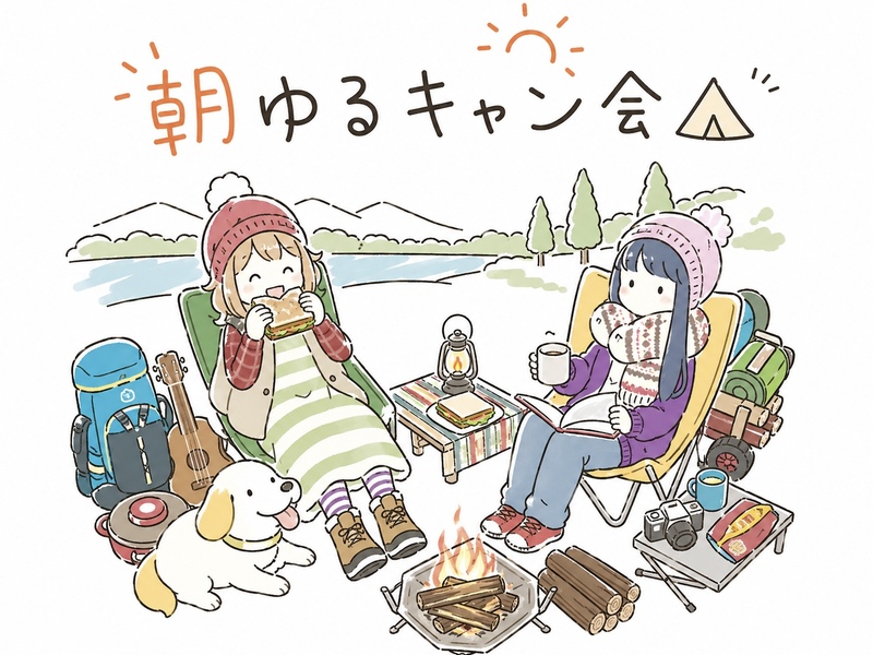 【錦糸公園で開催】朝ゆるキャン会