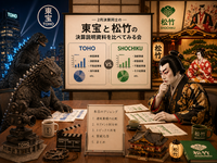 【エンタメは一発屋？】東宝と松竹の決算説明資料を比較しながら読んでみよう