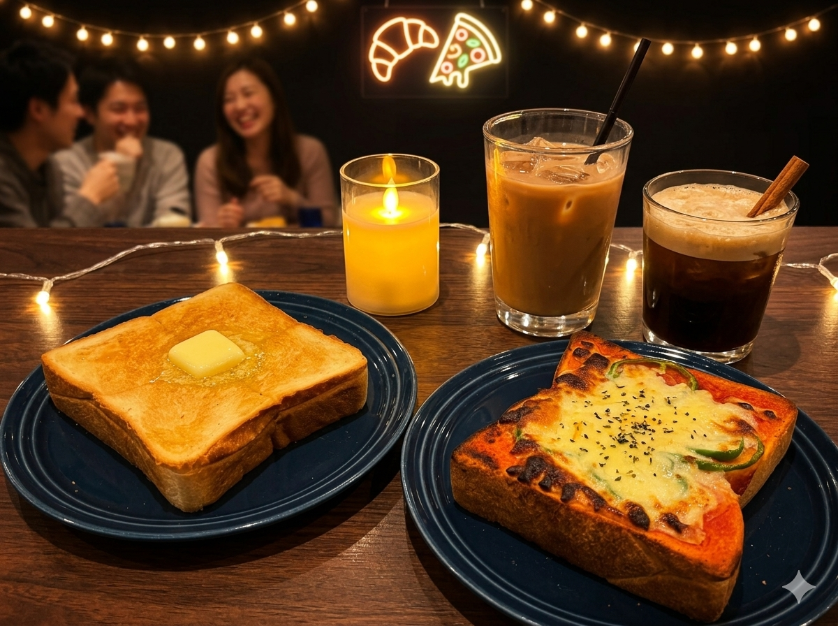 【夜活】GW最終日の夜に✨駅近でゆるっとパン活🥐サクッと1時間でパワーチャージ！