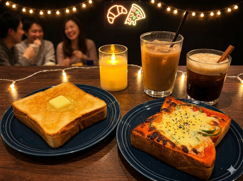 【夜活】GW最終日の夜に✨駅近でゆるっとパン活🥐サクッと1時間でパワーチャージ！
