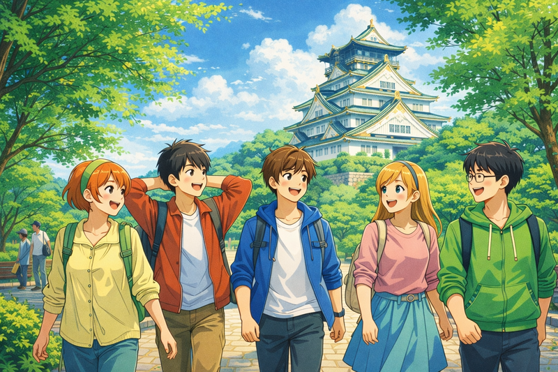 運動不足解消！【平日夜散歩in大阪城公園】初参加も大歓迎です♪