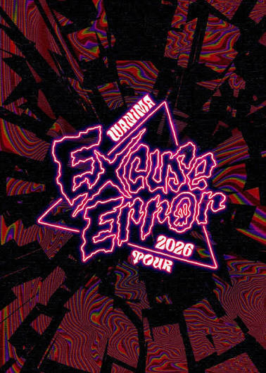 WANIMA🎤🎸🎼🥁😄2026年ツアー『Excuse ERROR』⚡️神戸・立ち見席8800円【2.30代】