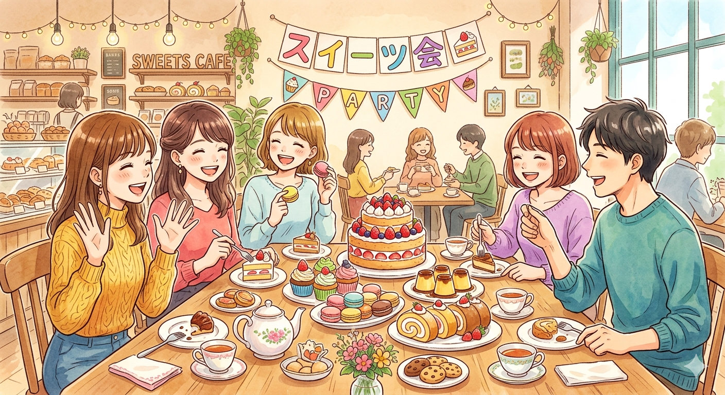 🌙夜にちょっといい時間（少人数・初参加OK）5/10　スイーツ🍰