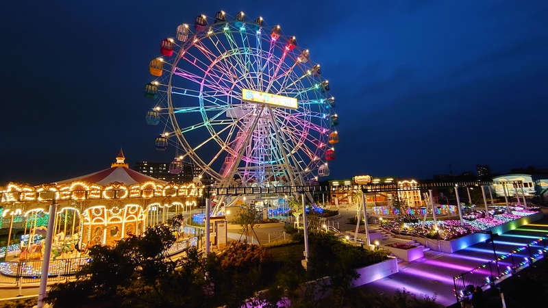 夜の遊園地をフォトウォークをしよう📷🎡🎠