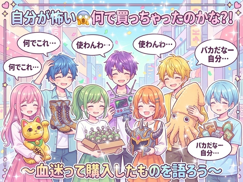 【安物買いの銭失いは避けたい女性主催】「水曜シリーズ」なんでこんなの買っちゃった？！面白可笑しく反省トーク☆