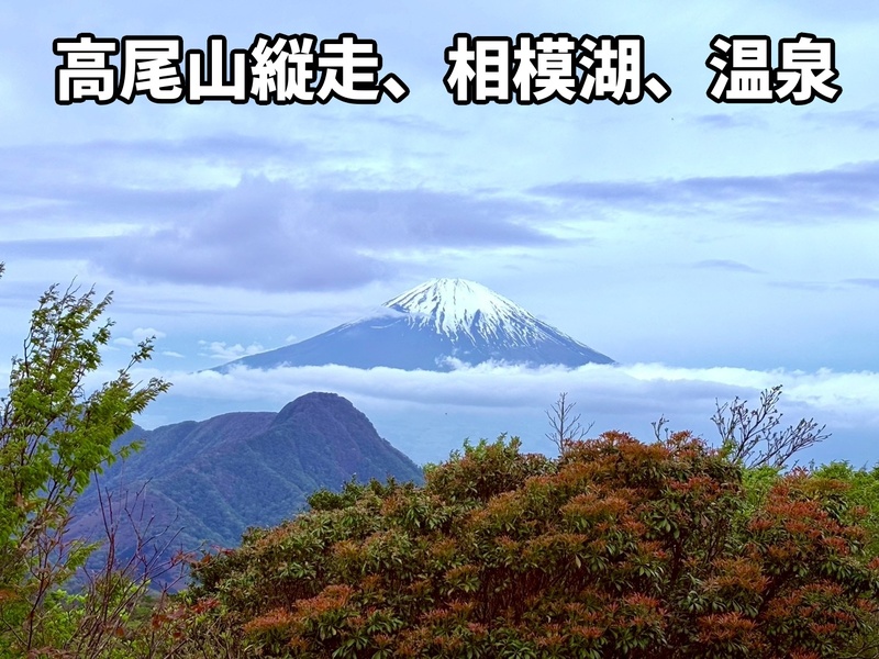 6月7日日曜、高尾山〜小仏城山〜相模湖縦走トレッキング☘️🌳