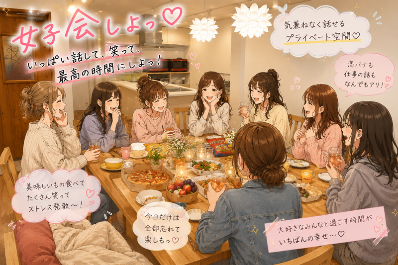 2.30代✨️女子会👱🏻‍♀️❤️