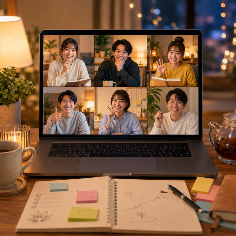🌙【オンライン開催】週の終わりに、来週の自分を整える会🌙