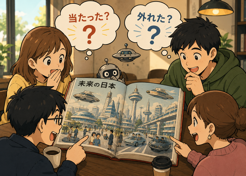 カフェで昔の「未来」をのぞく読書会