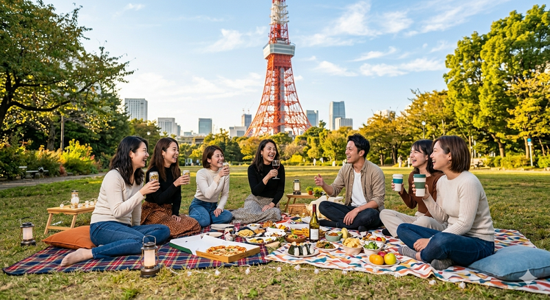 【絶景】東京タワーの真下でピクニックしませんか🗼？