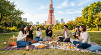 【絶景】東京タワーの真下でピクニックしませんか🗼？