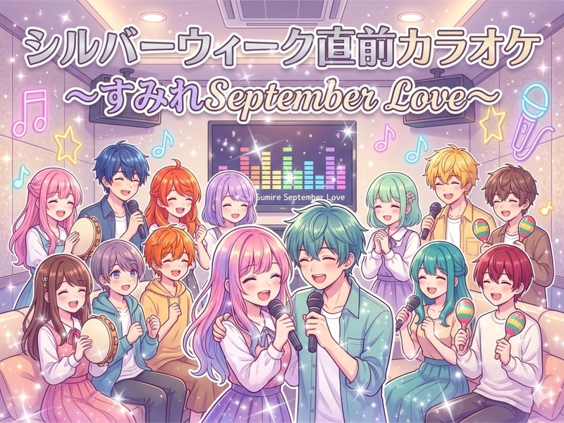 【シルバーウィーク前カラオケ！って思った女性主催】すみれ September Love♡歌に自信ない方も遠慮なく来て♪