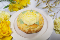 【父の日限定】黄色いバラのチーズケーキを一緒に作りましょう！