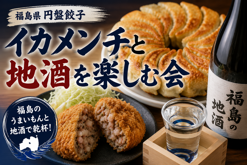 東北の地酒/餃子/イカメンチ🦑全部食べる会🔥日暮里