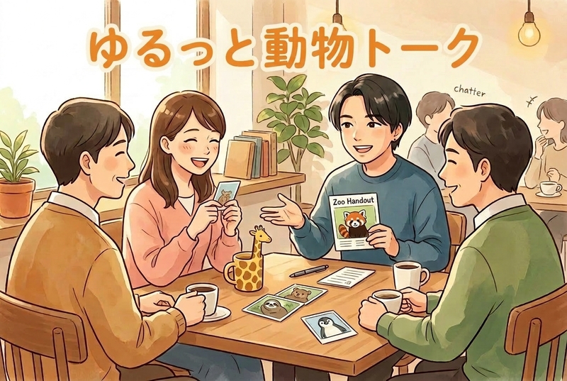 カフェでゆるっと動物トーク☕️🐾