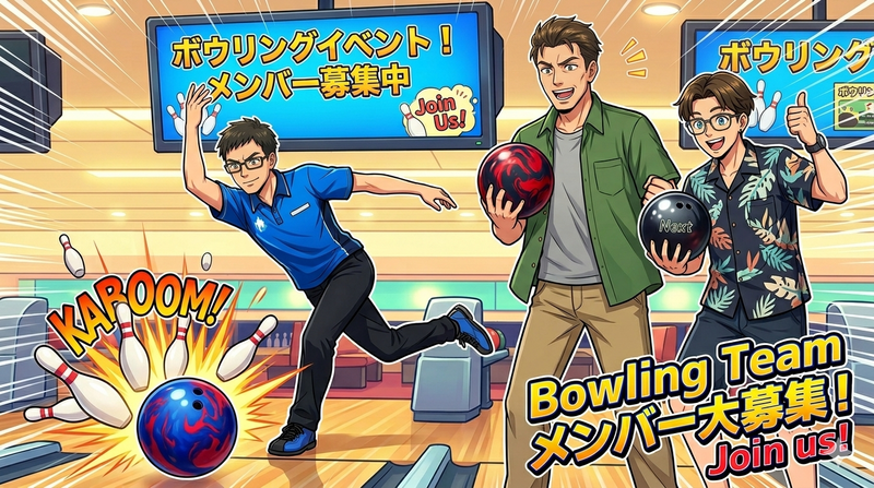 【5/24(日)開催】ボウリングメンバー募集！