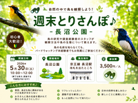 【5/30(土)10:00-12:00】週末とりさんぽ♪ -長沼公園-