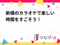 新橋のカラオケで楽しい時間をすごそう！