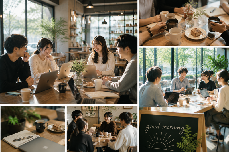 【5/26🌞開催】【入退場自由👀】銀座スターバックス☕モーニング🍞＆トーク会！朝の新習慣を始めよう✨