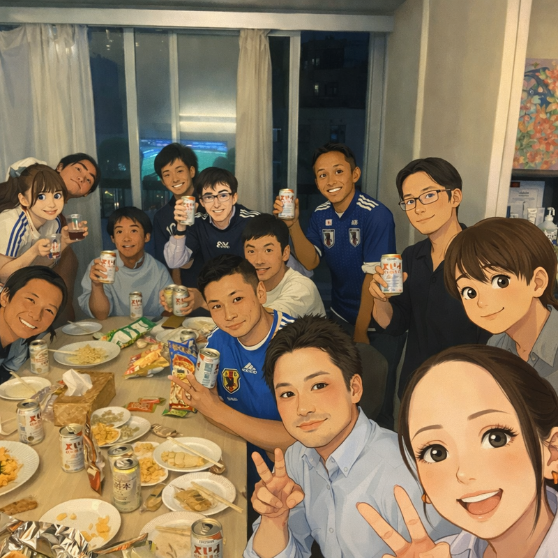 6/27㈯W杯サッカー観戦飲み会@六本木【初心者歓迎】