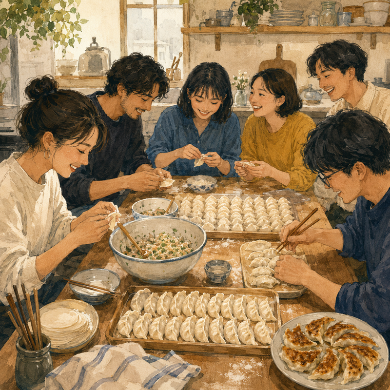 女性主催【一人参加歓迎】U34 みんなで餃子100個を作ろうの会 【友達作り】