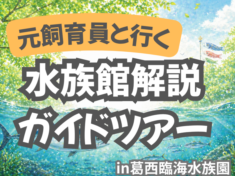 【追加回】元･飼育員の「葛西臨海水族園」解説ガイドツアー