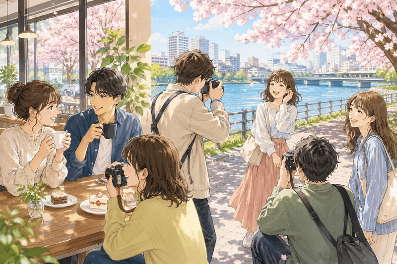 【5/23(土)桜ノ宮駅周辺】2,30代限定📷他撮り苦手さん歓迎！カフェ＆リバーサイド公園で楽しく写真を撮り合おう✨