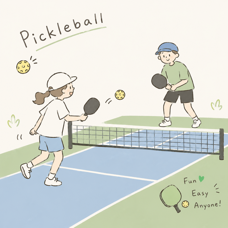 新設✨20代のためのピックルボール🧡
