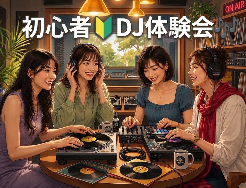 ※残り3名【🔰未経験者歓迎】友達作り×ゆるっとDJ体験【渋谷】🎵🎧