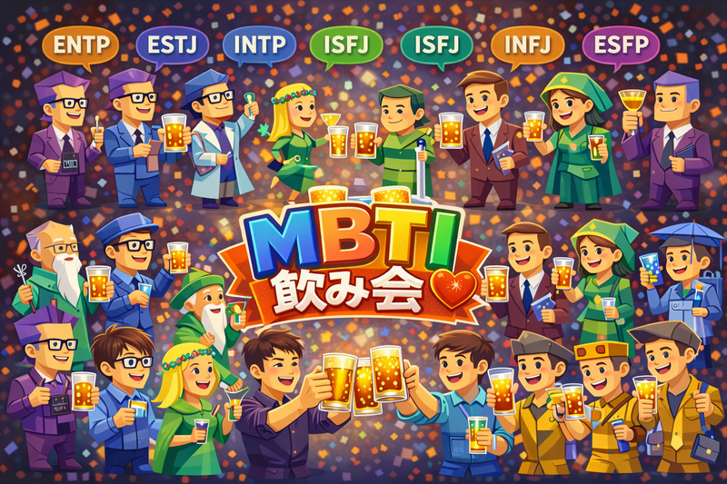【20代限定】🧙MBTI・🦁動物占い飲み会